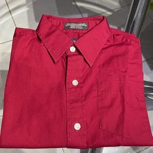 Dockers red wine shirt